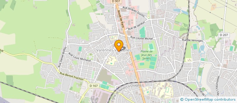 localisation de l'entreprise 3S  VARENNES-VAUZELLES