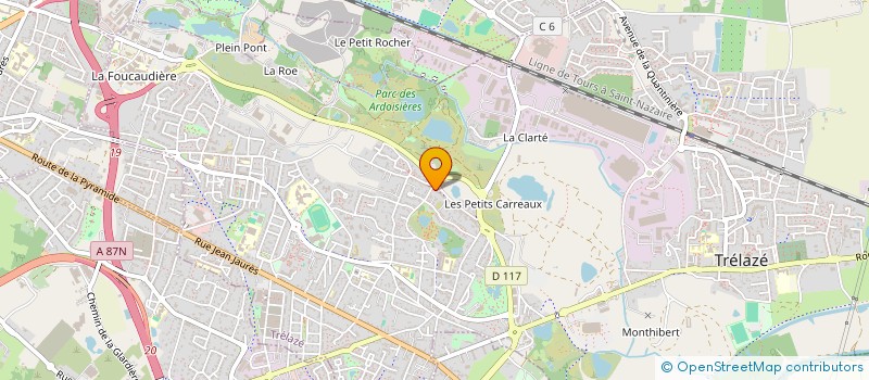 localisation de l'entreprise 3S  TRELAZE