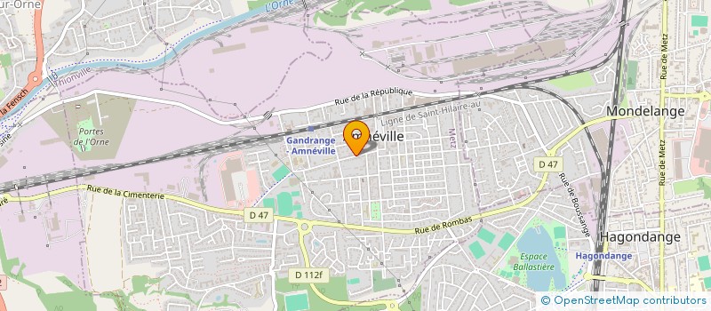 localisation de l'entreprise 3S  AMNEVILLE