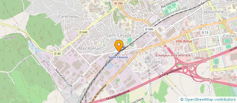 localisation de l'entreprise 3S  NIMES