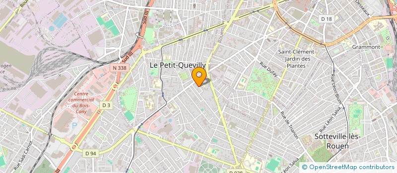 localisation de l'entreprise 3S à LE PETIT-QUEVILLY