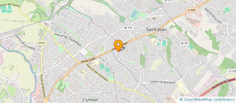 localisation de l'entreprise 3S BAT à SAINT-JEAN