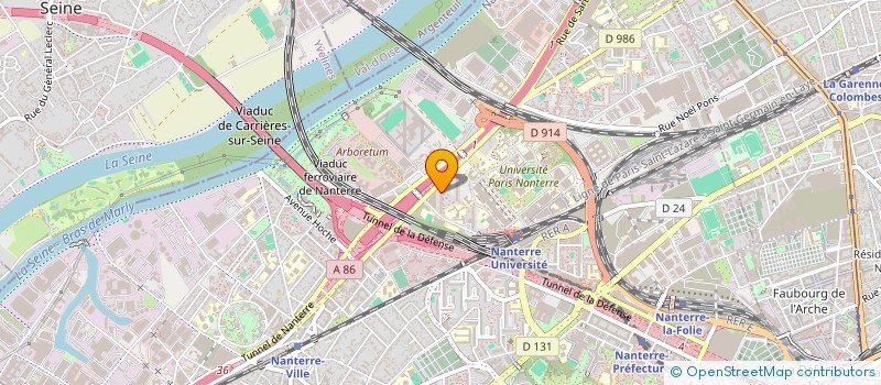 localisation de l'entreprise 3S BATIDECO  NANTERRE