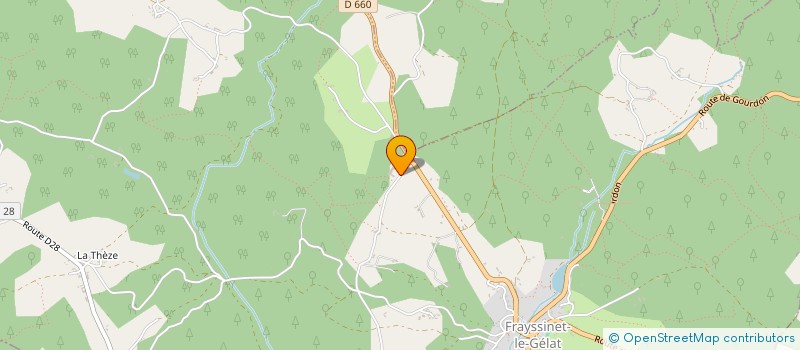 localisation de l'entreprise 3S CERAM  FRAYSSINET-LE-GELAT