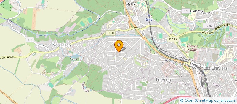 localisation de l'entreprise 3S DISTRI  IGNY