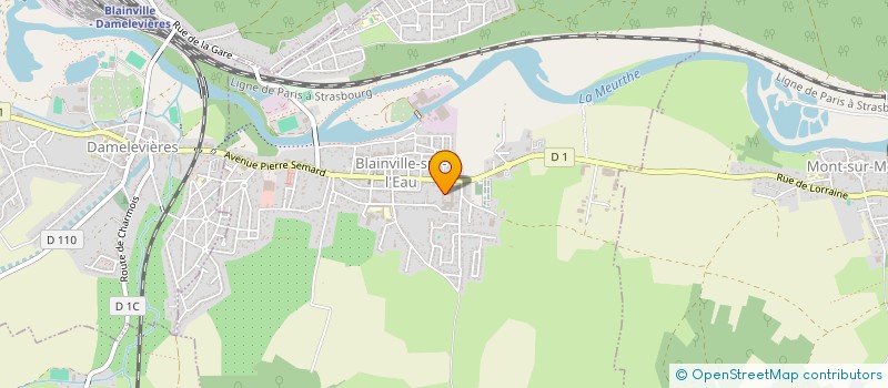 localisation de l'entreprise 3S DUMAS  BLAINVILLE-SUR-L'EAU