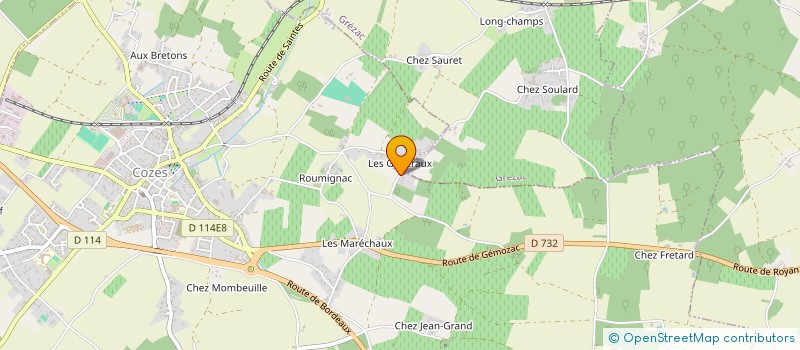 localisation de l'entreprise 3S EPARGNES  COZES