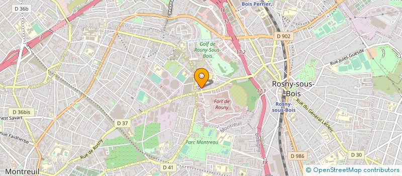 localisation de l'entreprise 3S GROUP à ROSNY-SOUS-BOIS