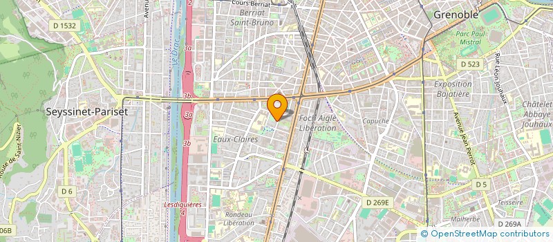 localisation de l'entreprise 3S IMPORT EXPORT  GRENOBLE