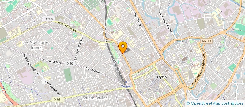 localisation de l'entreprise 3S INVEST à TROYES