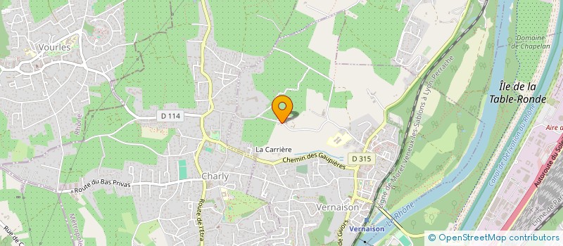 localisation de l'entreprise 3S INVEST  VERNAISON