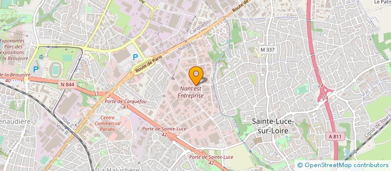 localisation de l'entreprise 3S OUVERTURES à NANTES