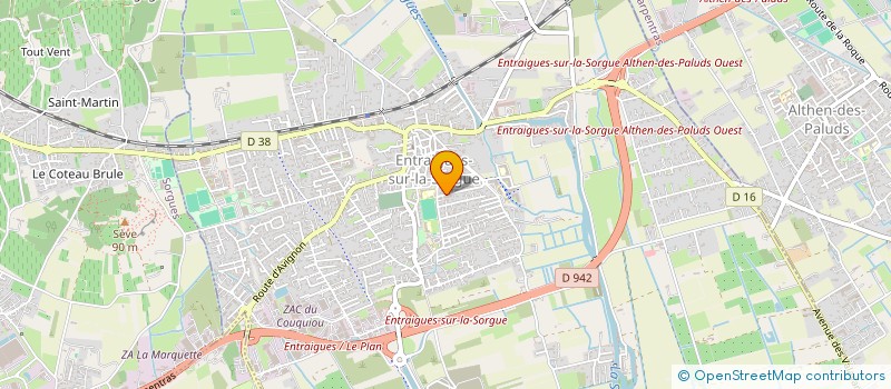 localisation de l'entreprise 3S SECURITE  ENTRAIGUES-SUR-LA-SORGUE