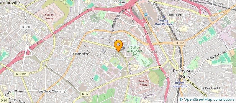 localisation de l'entreprise 3S SERVICES à MONTREUIL