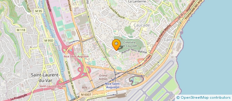 localisation de l'entreprise 3S2I GROUPE à NICE