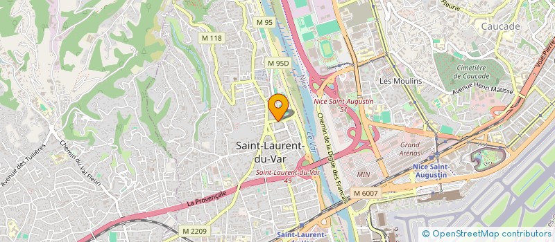 localisation de l'entreprise 3S7 à SAINT-LAURENT-DU-VAR