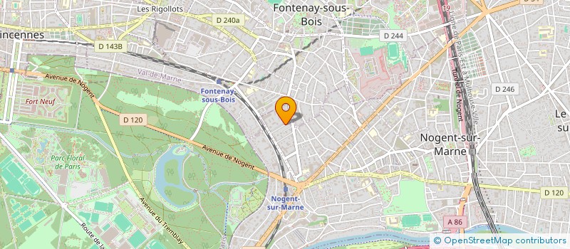 localisation de l'entreprise 3S94 à NOGENT-SUR-MARNE
