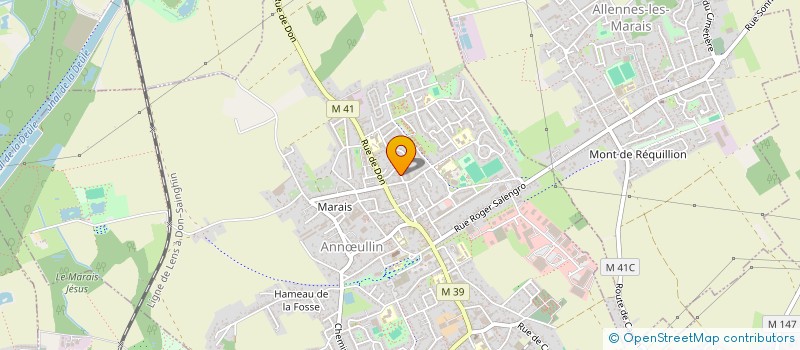 localisation de l'entreprise 3SAD  ANNULLIN