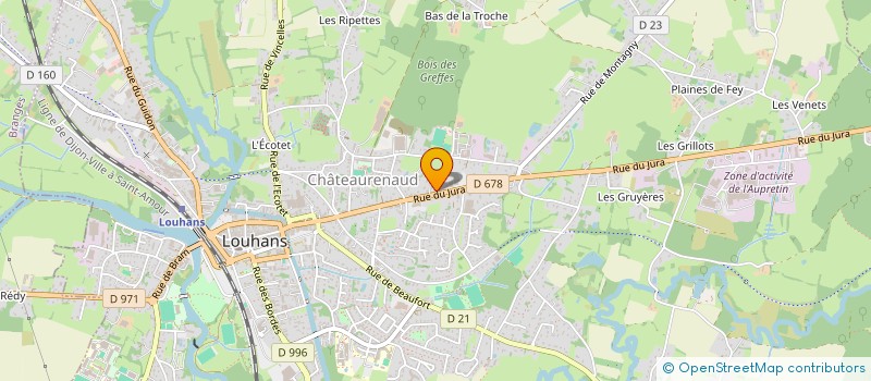 localisation de l'entreprise 3SC à LOUHANS