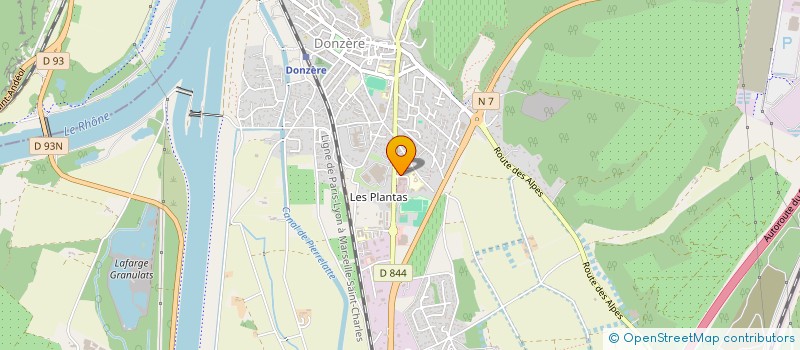 localisation de l'entreprise 3SC FRANCE à DONZERE