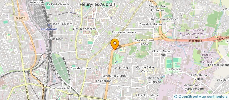 localisation de l'entreprise 3SC GROUPE à ORLEANS