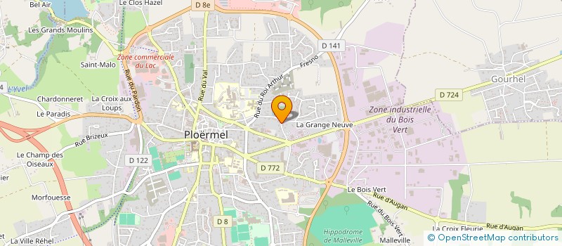 localisation de l'entreprise 3SCV à PLOERMEL