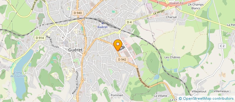 localisation de l'entreprise 3SI à GUERET