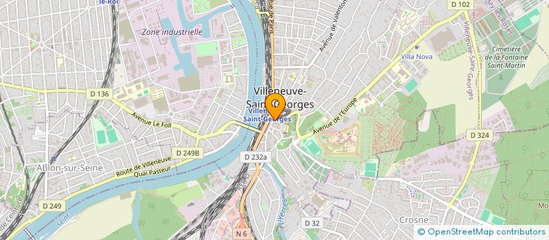 localisation de l'entreprise 3SI CONCEPT à VILLENEUVE ST GEORGES