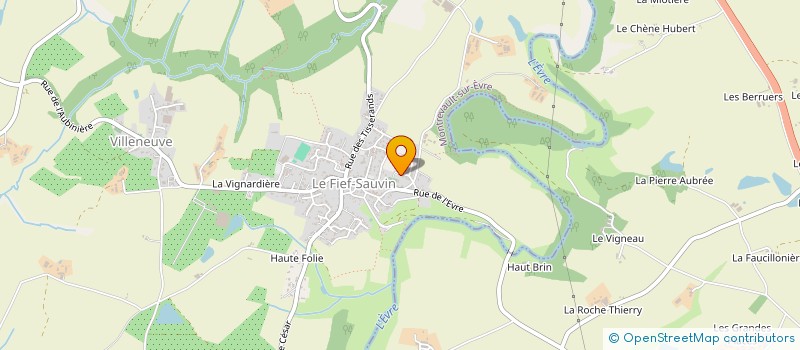 localisation de l'entreprise 3SI FORMATION à MONTREVAULT-SUR-EVRE
