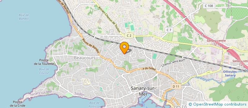 localisation de l'entreprise 3SIS à SANARY-SUR-MER