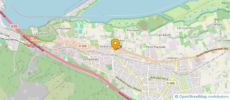 localisation de l'entreprise 3ST à CHATEAUNEUF-LES-MARTIGUES