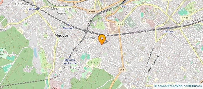 localisation de l'entreprise 3STAIRS2BLOOM  MEUDON