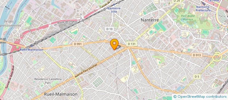 localisation de l'entreprise 3SYLVAIN  NANTERRE