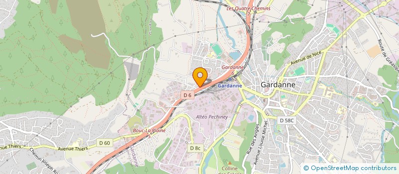 localisation de l'entreprise 3T  GARDANNE