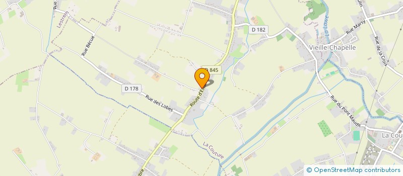 localisation de l'entreprise 3T  LA COUTURE