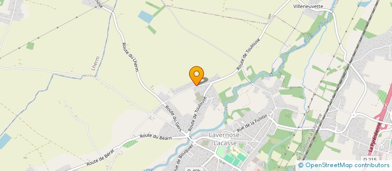 localisation de l'entreprise 3T  LAVERNOSE-LACASSE