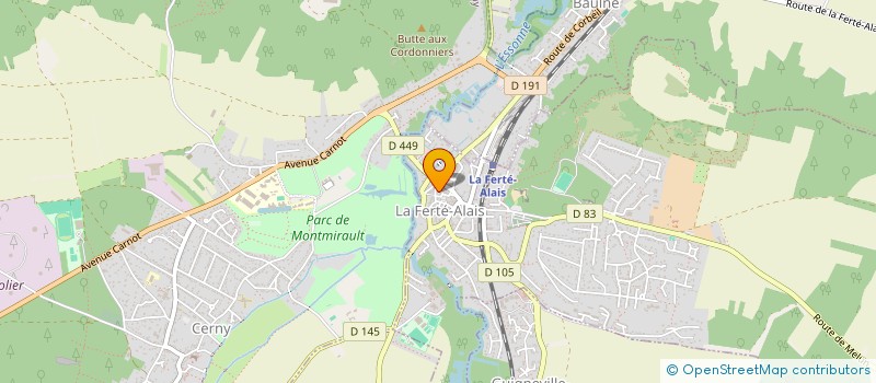 localisation de l'entreprise 3T EXPRESS à LA FERTE-ALAIS