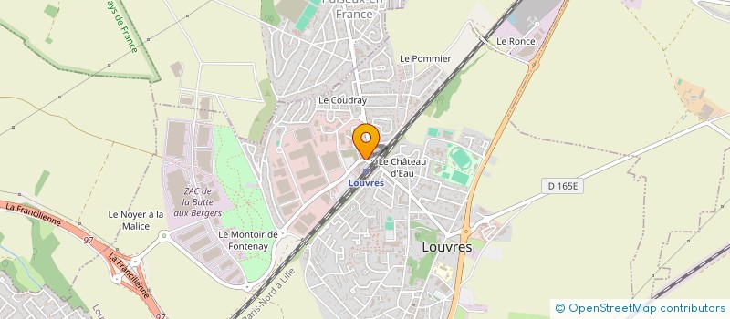 localisation de l'entreprise 3T IMMO  LOUVRES