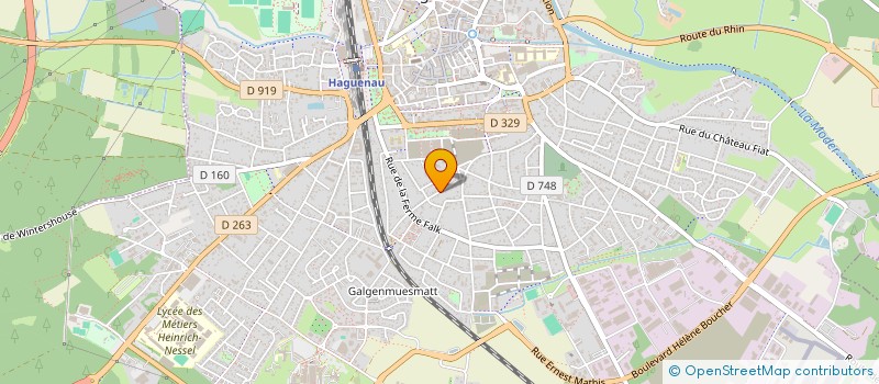 localisation de l'entreprise 3TH  HAGUENAU