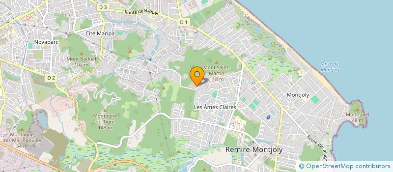 localisation de l'entreprise 3TH  REMIRE-MONTJOLY