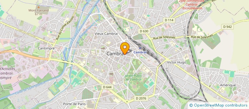 localisation de l'entreprise 3TH AVENUE à CAMBRAI