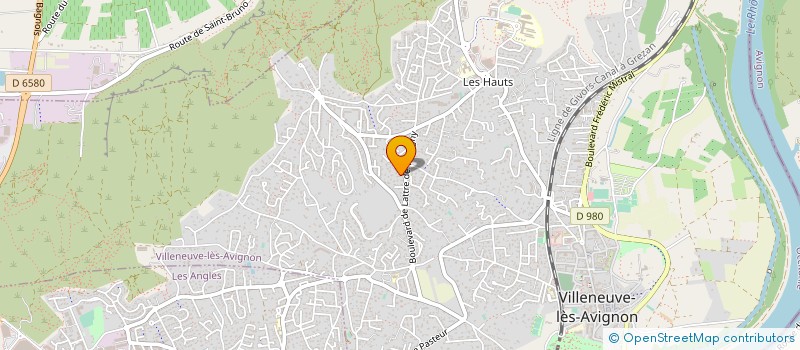 localisation de l'entreprise 3TPM  VILLENEUVE-LES-AVIGNON