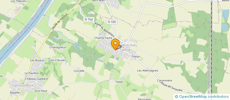 localisation de l'entreprise 3TVEVENTS  PEYZIEUX-SUR-SAONE