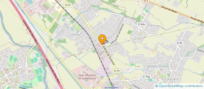 localisation de l'entreprise 3TZ  ESCALQUENS