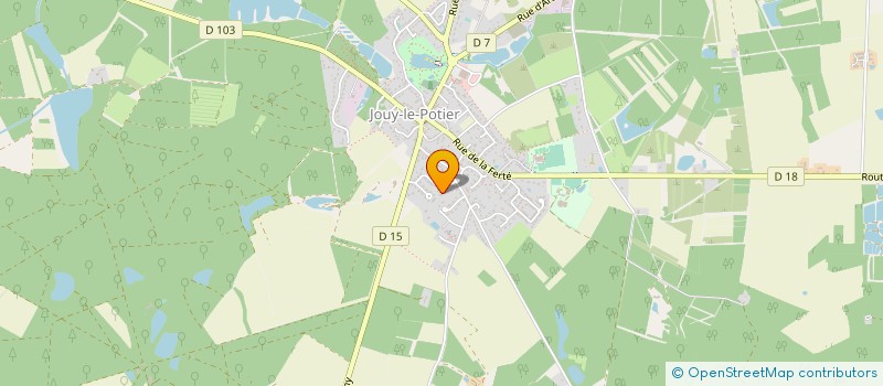 localisation de l'entreprise 3V à JOUY-LE-POTIER