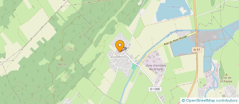 localisation de l'entreprise 3V  VUILLECIN