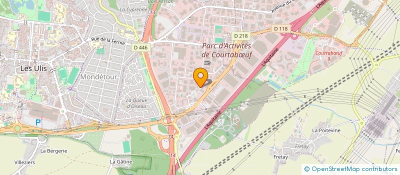 localisation de l'entreprise 3V ELEVATION à LES ULIS