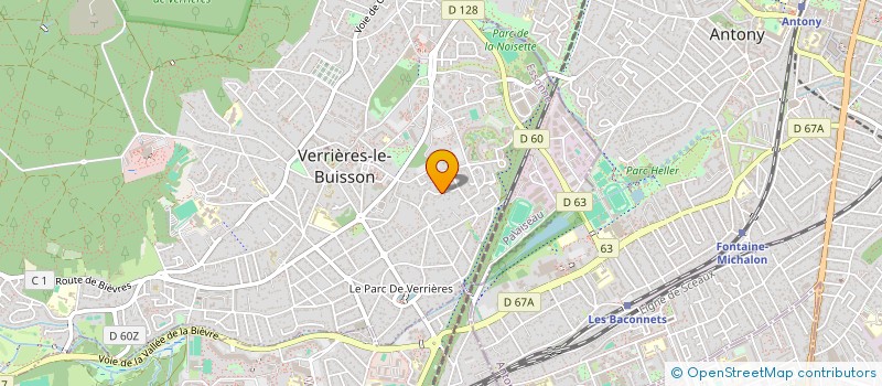 localisation de l'entreprise 3V FINANCIAL à VERRIERES-LE-BUISSON