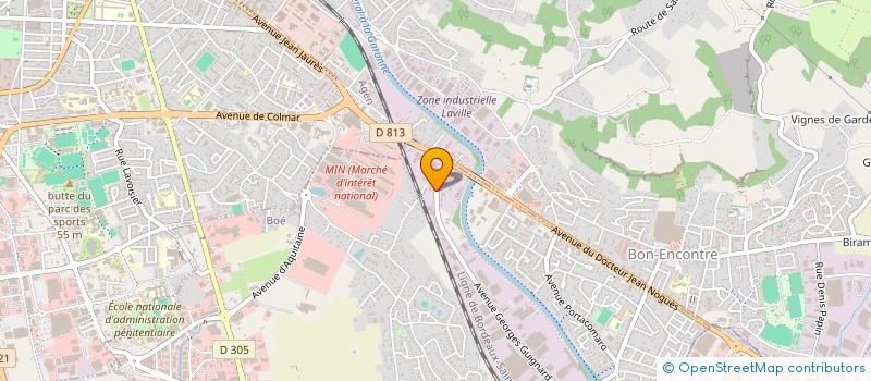 localisation de l'entreprise 3V IMMO  BOE