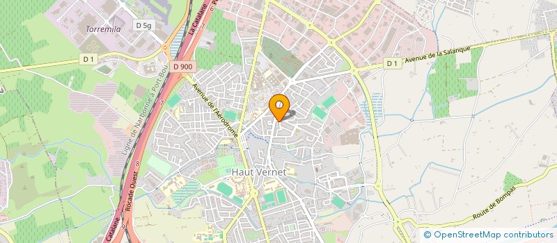 localisation de l'entreprise 3V SANTE  PERPIGNAN